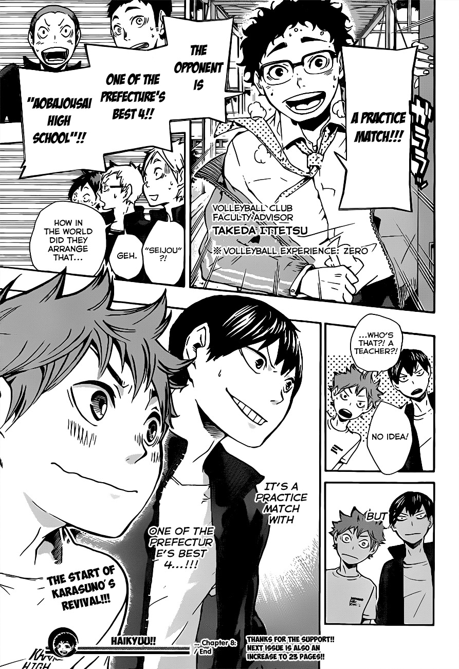 Haikyu!! Chapter 9 page 19 - Chapter 9: Combo Formed