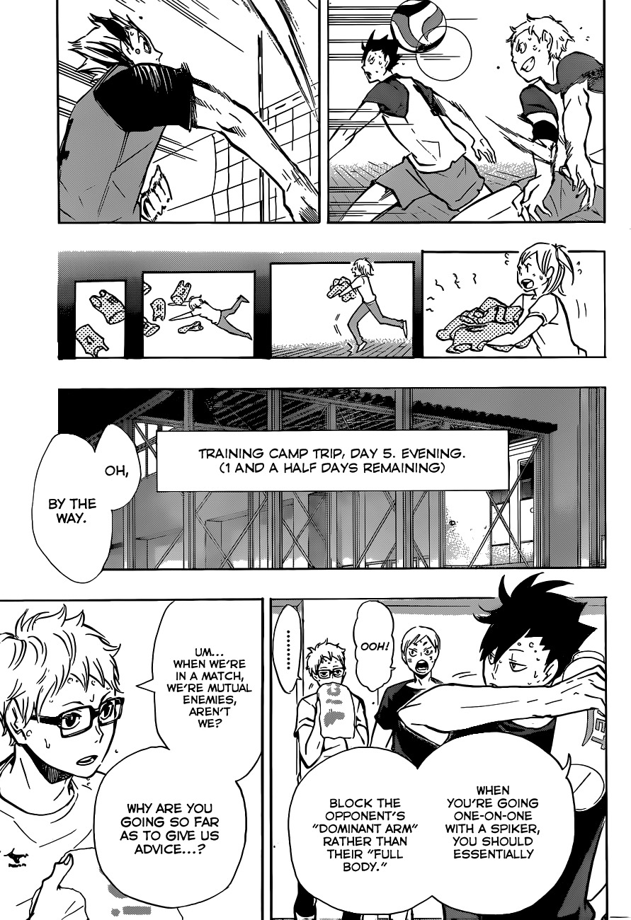 Haikyu!! Chapter 91 page 10 - Chapter 91: Vs. "an Umbrella"