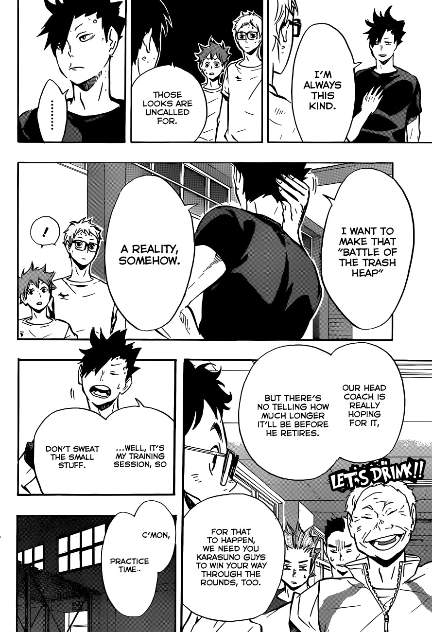 Haikyu!! Chapter 91 page 11 - Chapter 91: Vs. "an Umbrella"