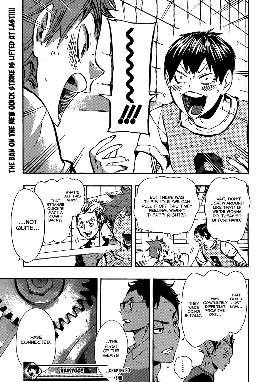 Haikyu!! Chapter 93 page 20 - Chapter 93: Gears