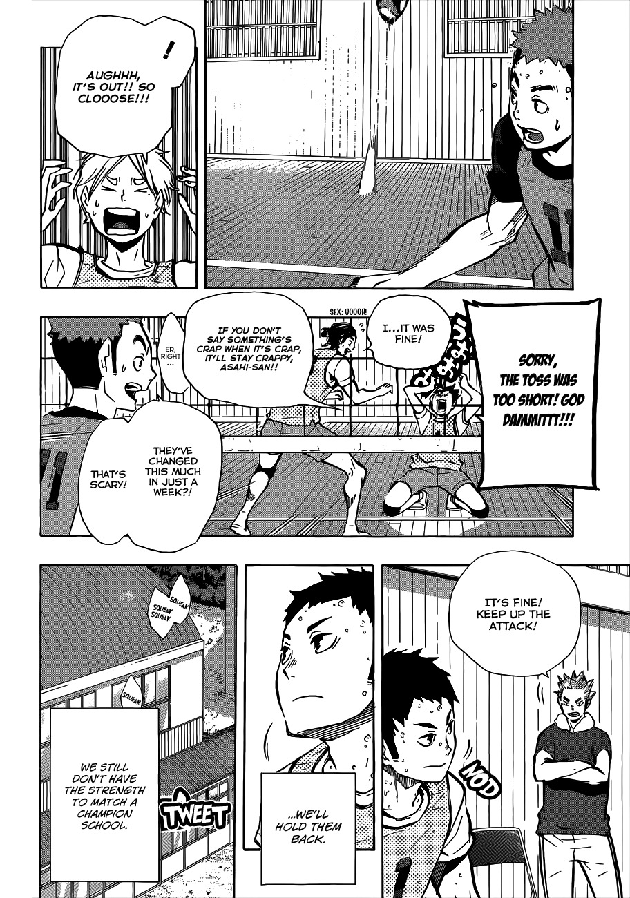 Haikyu!! Chapter 94 page 15 - Chapter 94: Unconscious Guidance