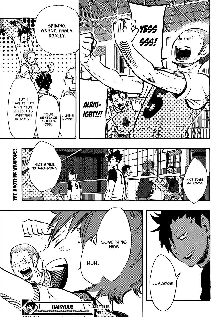 Haikyu!! Chapter 94 page 19 - Chapter 94: Unconscious Guidance