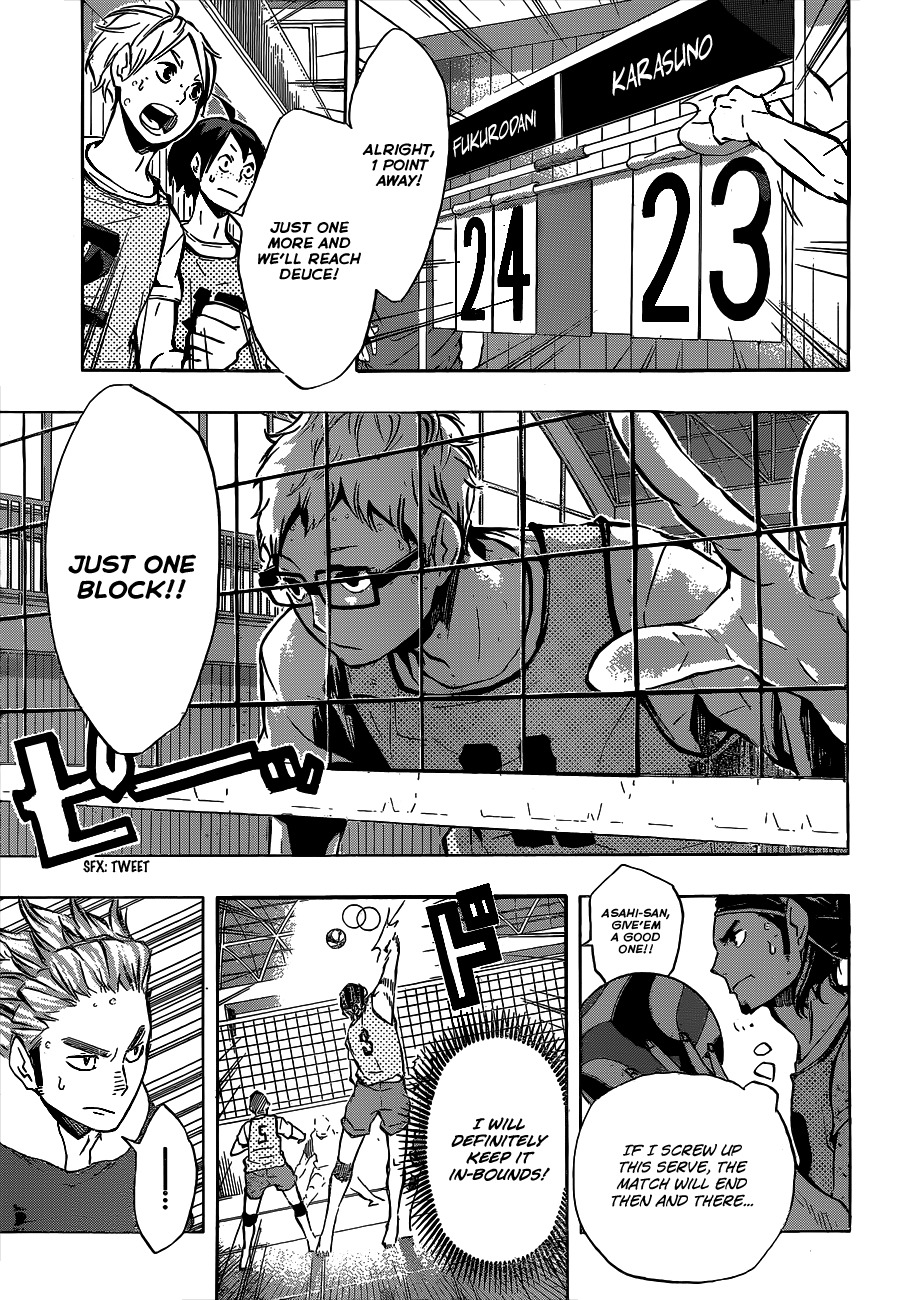 Haikyu!! Chapter 95 page 16 - Chapter 95: The State of the "Ace"