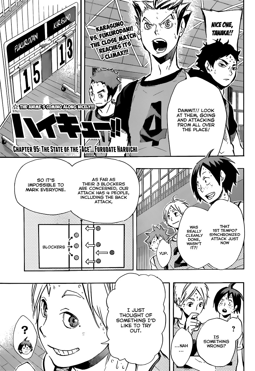 Haikyu!! Chapter 95 page 2 - Chapter 95: The State of the "Ace"