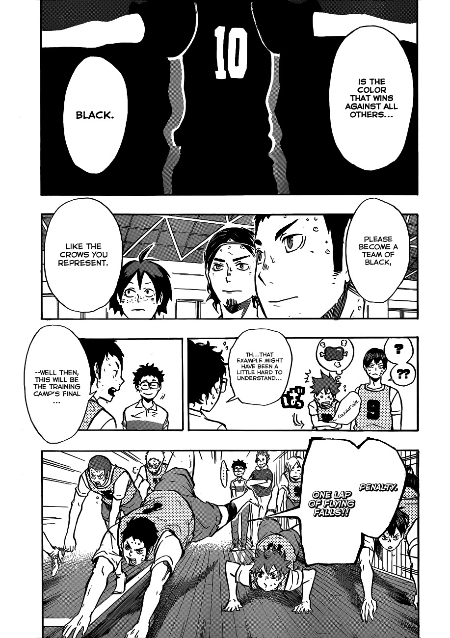 Haikyu!! Chapter 96 page 10 - Chapter 96: A Team of Black