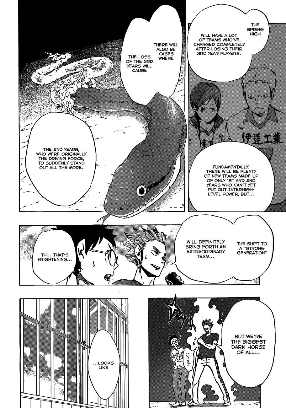 Haikyu!! Chapter 96 page 13 - Chapter 96: A Team of Black
