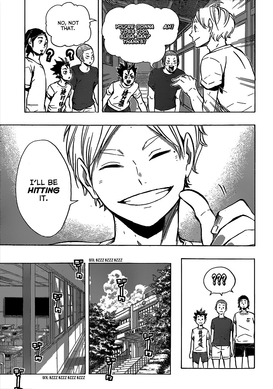 Haikyu!! Chapter 96 page 16 - Chapter 96: A Team of Black