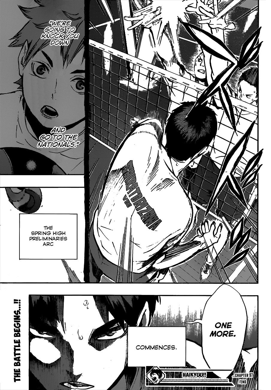 Haikyu!! Chapter 97 page 19 - Chapter 97: "Above"