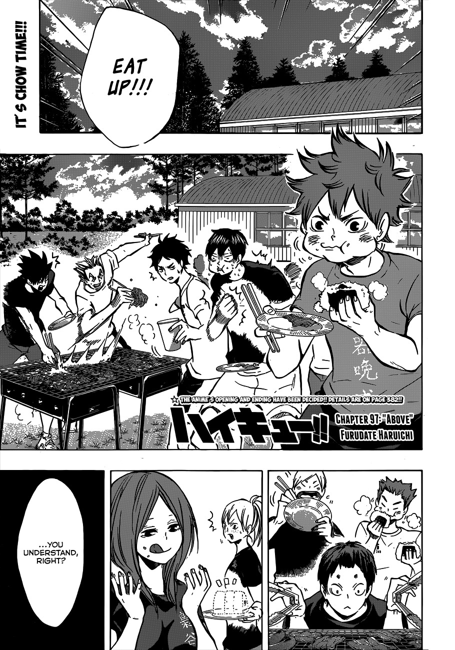Haikyu!! Chapter 97 page 2 - Chapter 97: "Above"