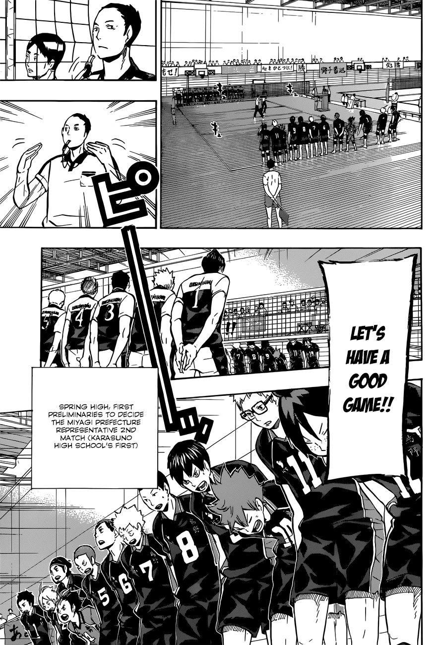 Haikyu!! Chapter 99 page 14 - Chapter 99: The Game Commences!!