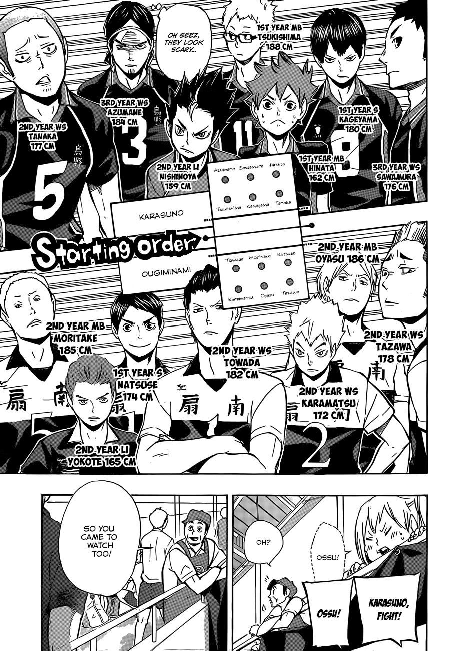 Haikyu!! Chapter 99 page 16 - Chapter 99: The Game Commences!!