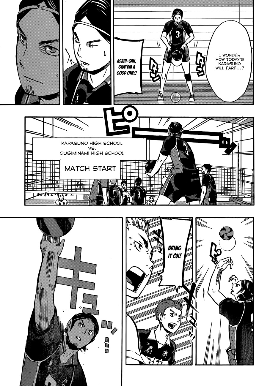 Haikyu!! Chapter 99 page 18 - Chapter 99: The Game Commences!!