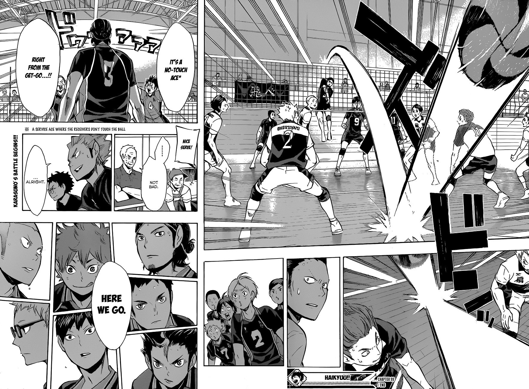 Haikyu!! Chapter 99 page 19 - Chapter 99: The Game Commences!!