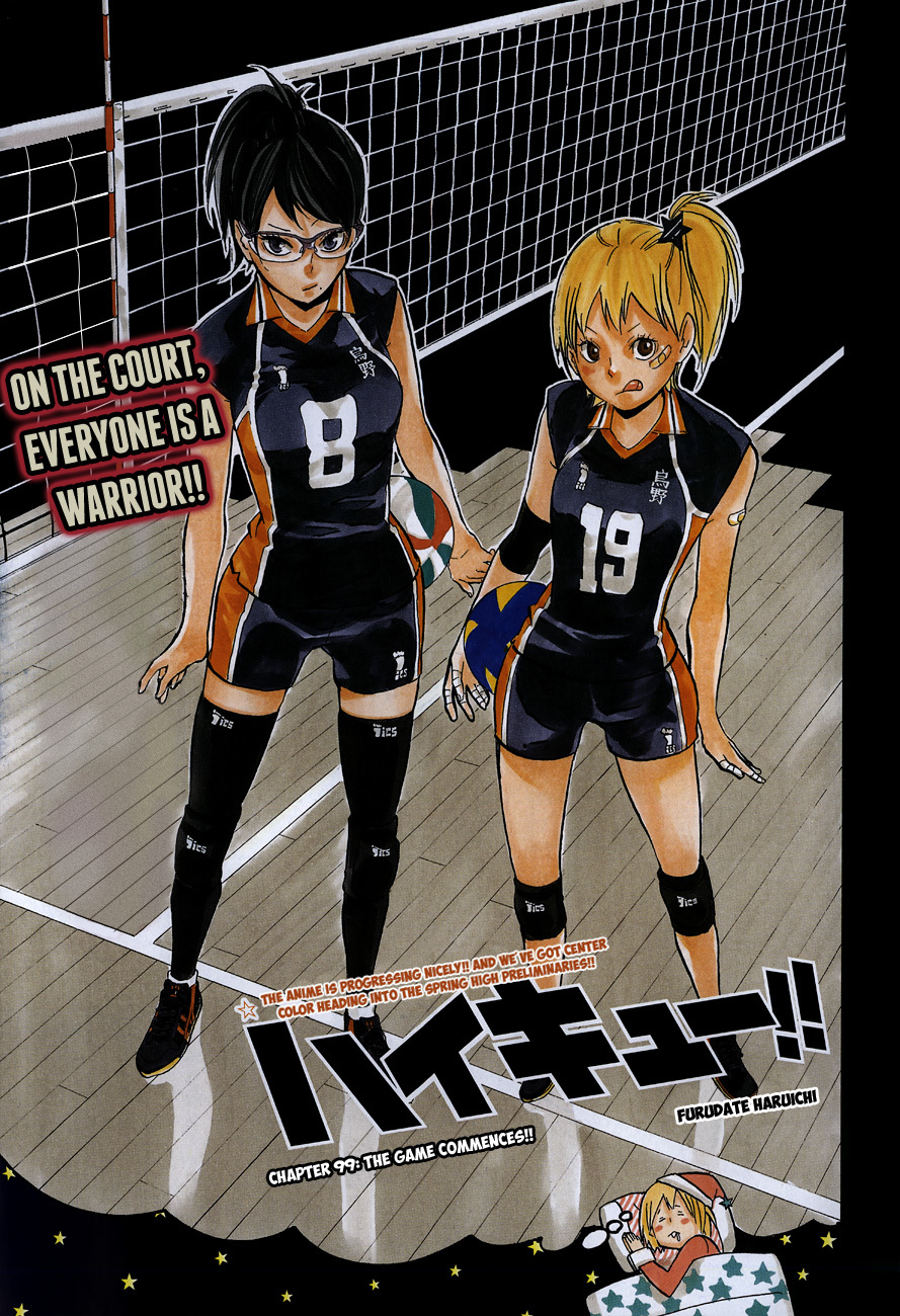 Haikyu!! Chapter 99 page 2 - Chapter 99: The Game Commences!!