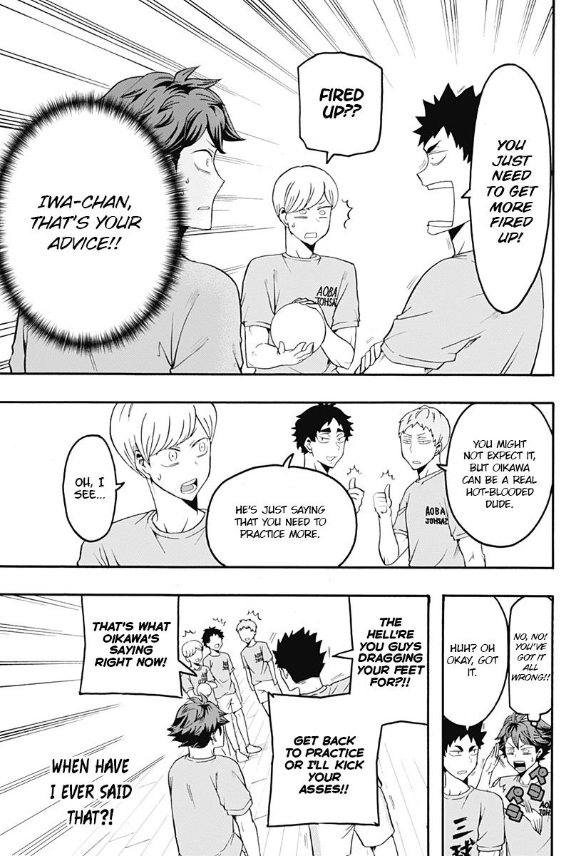 Haikyuu-bu!! Chapter 10 page 9 - Chapter 10: Let's Chat With Oikawa-san!