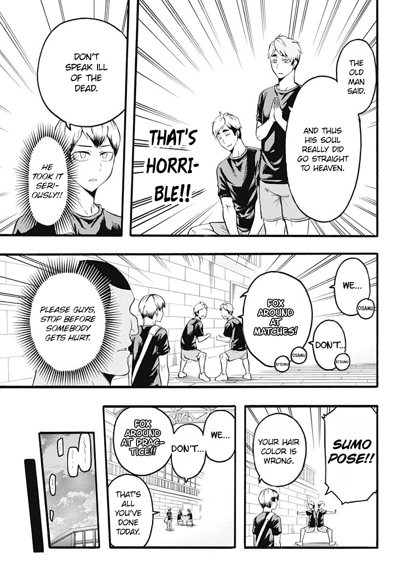 Haikyuu-bu!! Chapter 4 page 13 - Chapter 4: The Miya Brothers' Battle!!
