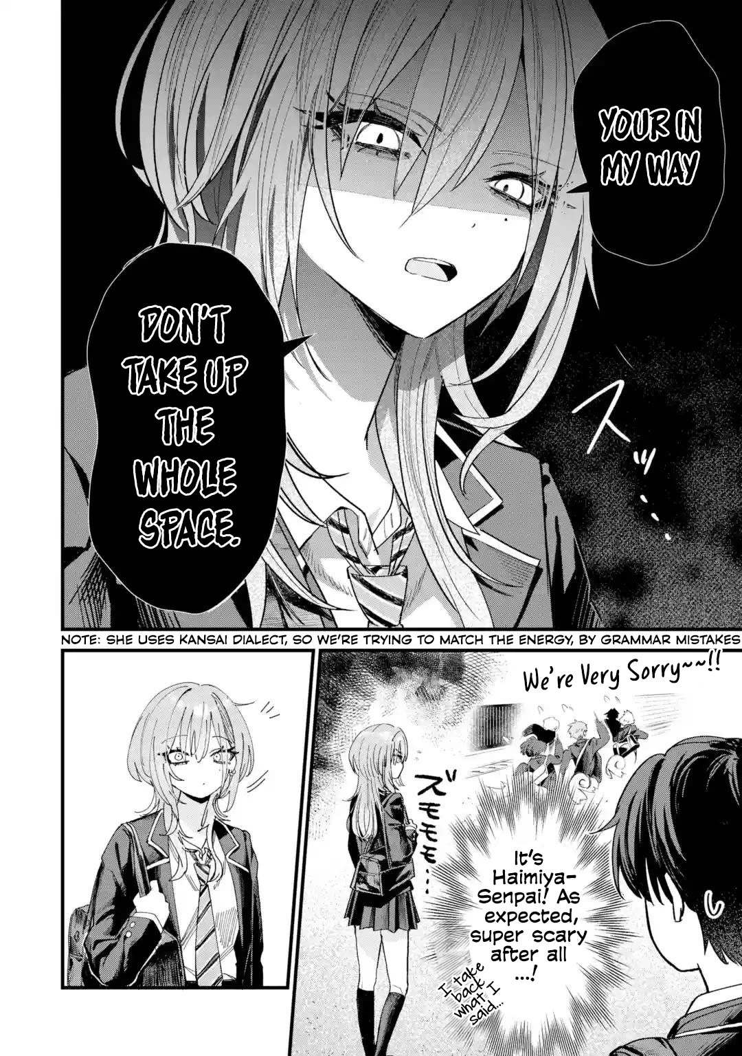 Haimiya-Senpai is Scary But Cute Chapter 2 page 3 - Chapter 2