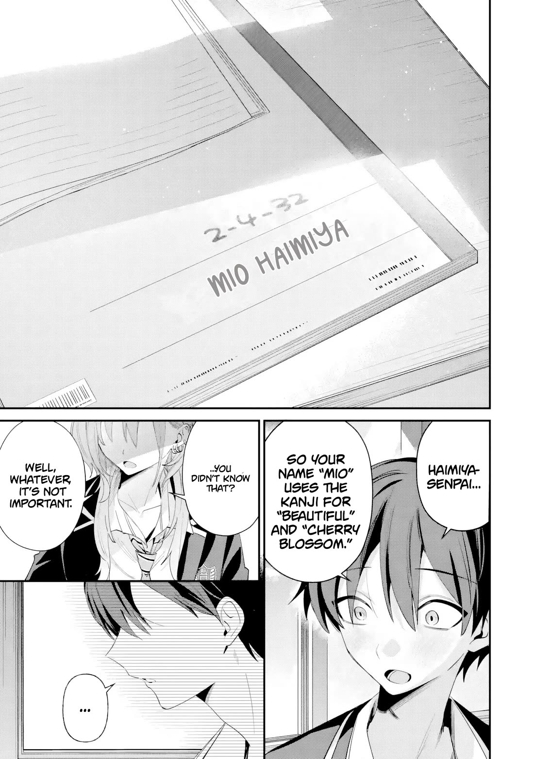 Haimiya-Senpai is Scary But Cute Chapter 23 page 4 - Chapter 23