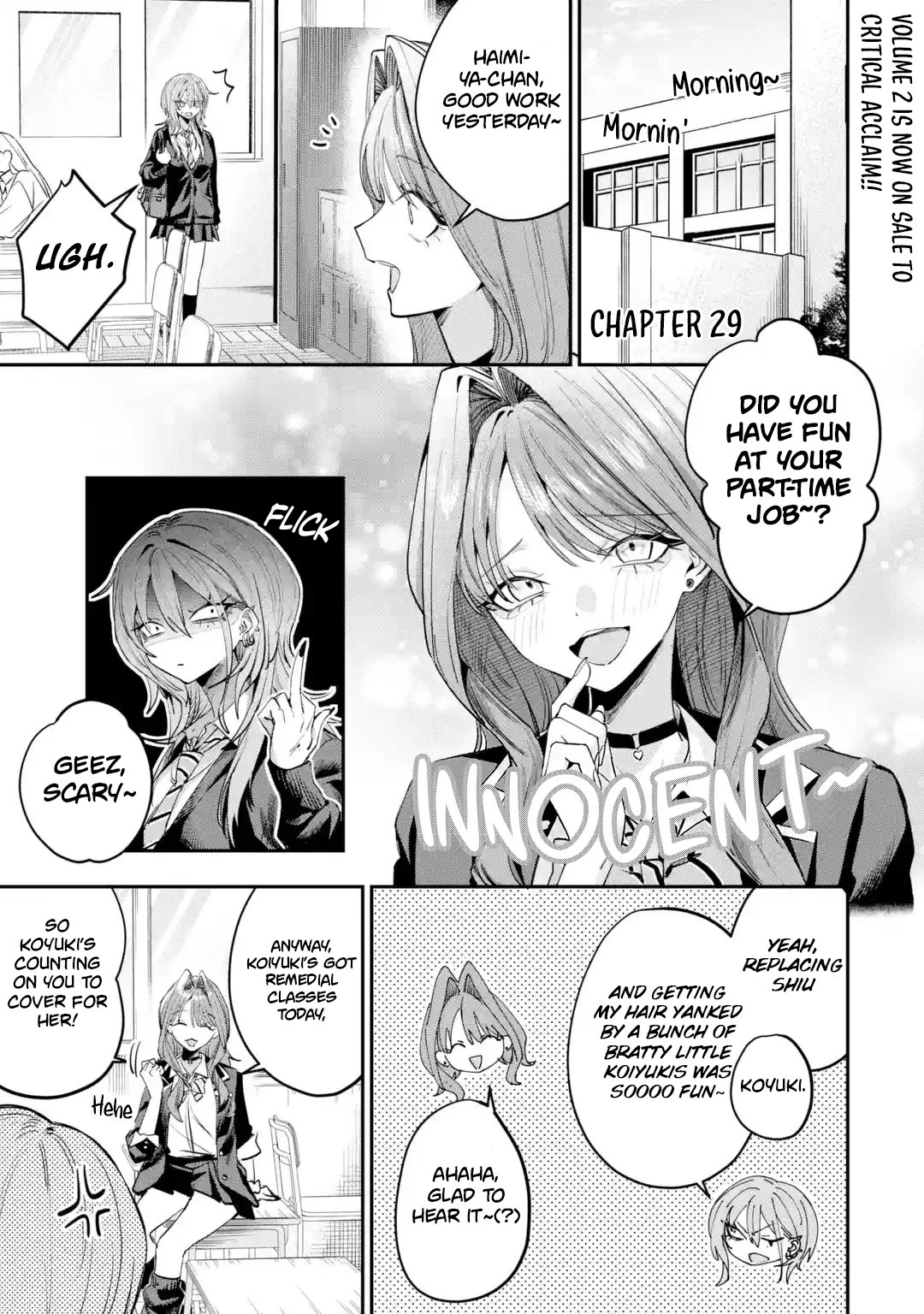 Haimiya-Senpai is Scary But Cute Chapter 29.1 page 2 - Chapter 29.1