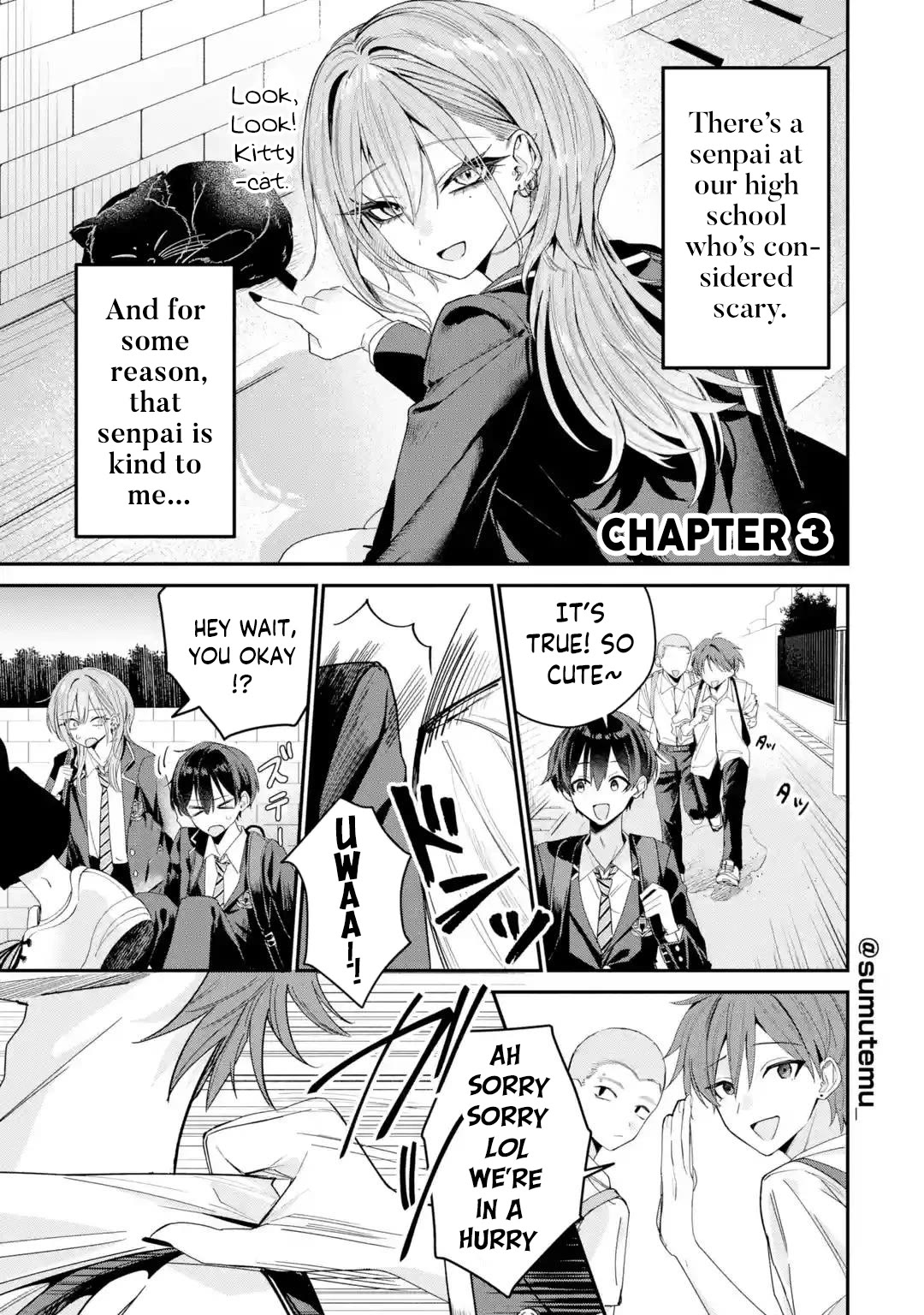 Haimiya-Senpai is Scary But Cute Chapter 3 page 2 - Chapter 3
