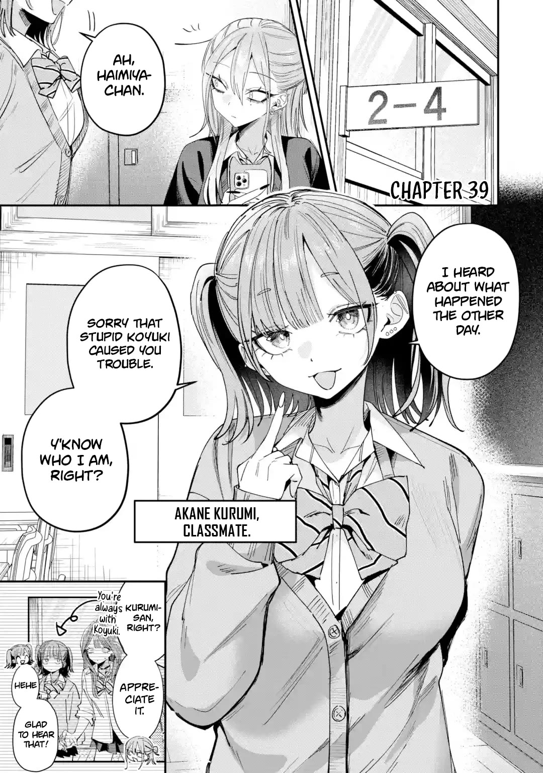 Haimiya-Senpai is Scary But Cute Chapter 39 page 2 - Chapter 39