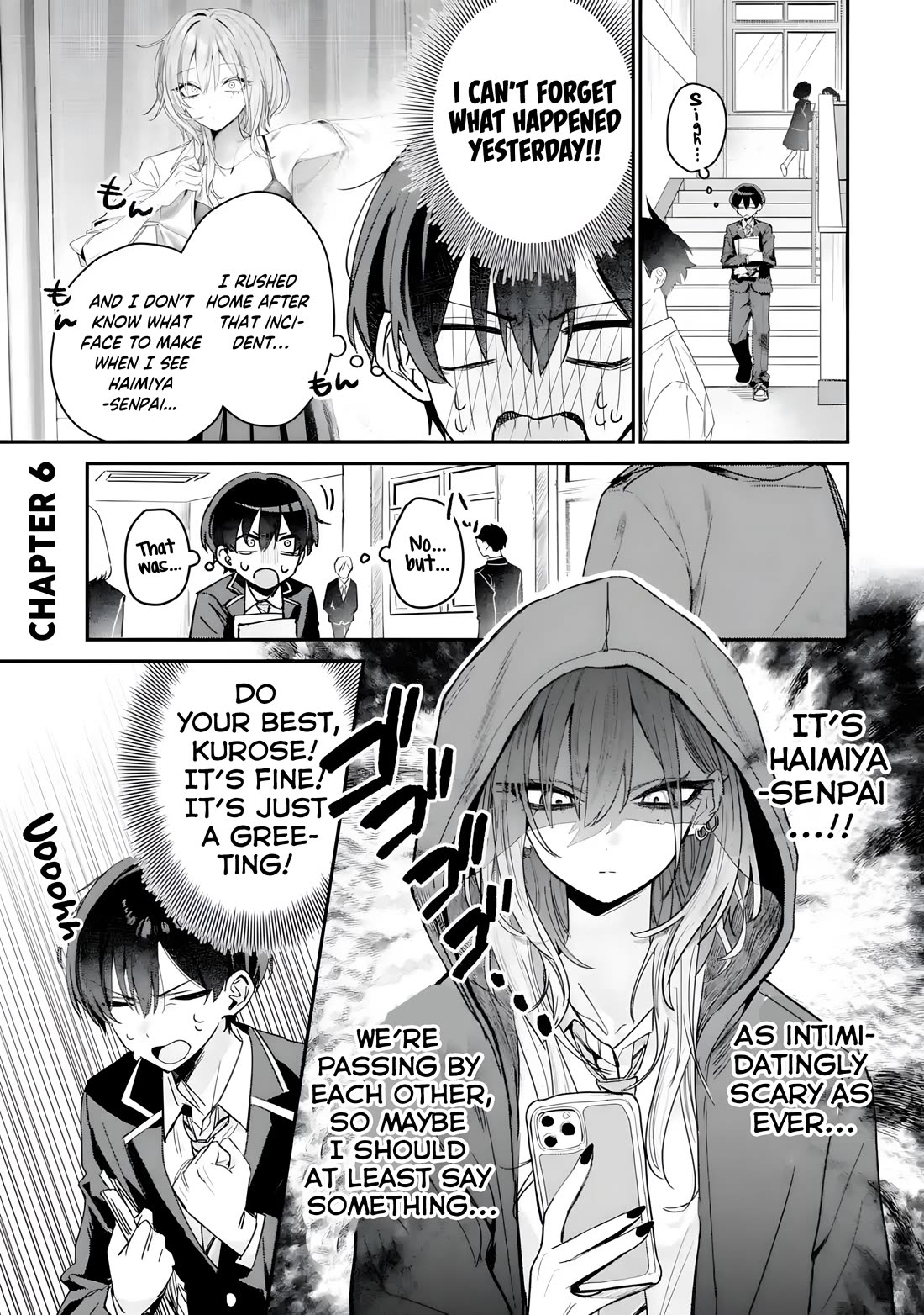 Haimiya-Senpai is Scary But Cute Chapter 6 page 2 - Chapter 6
