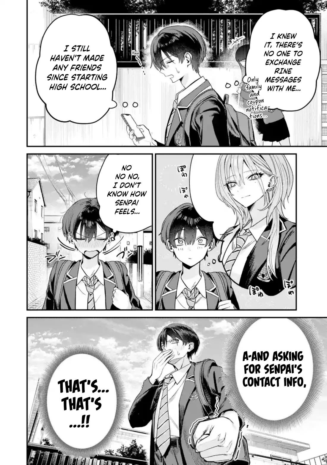 Haimiya-Senpai is Scary But Cute Chapter 7 page 3 - Chapter 7