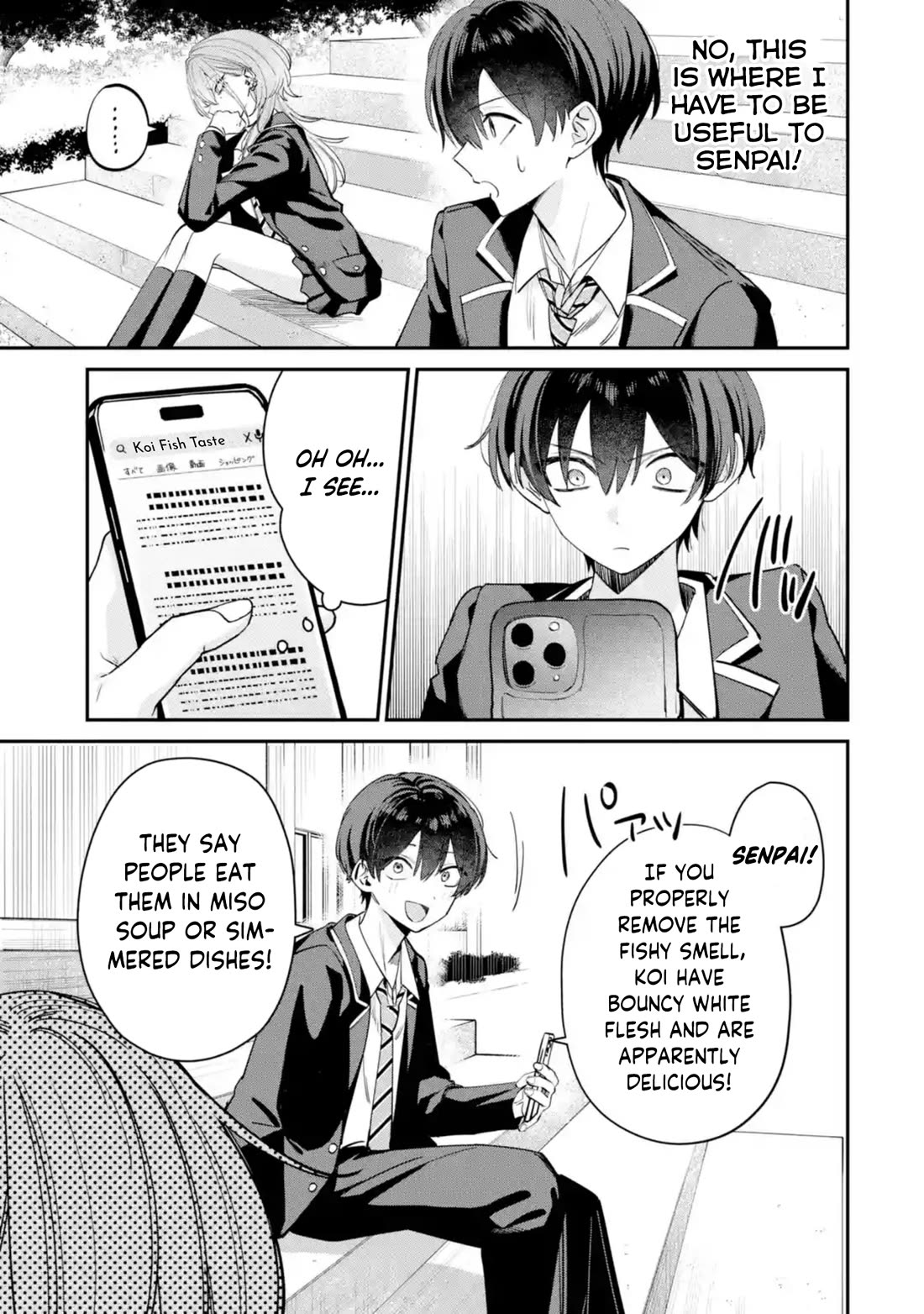 Haimiya-Senpai is Scary But Cute Chapter 8.5 page 4 - Chapter 8.5