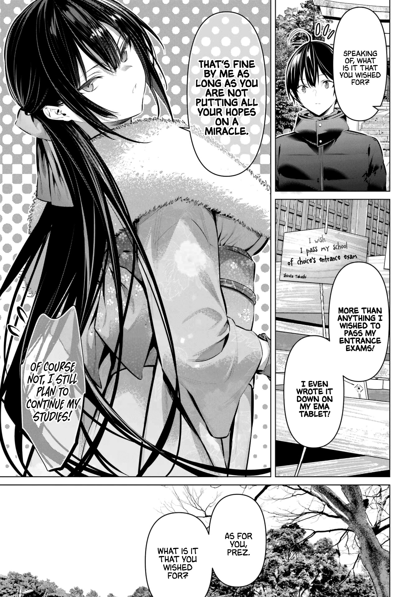 Haite Kudasai, Takamine San Chapter 39 page 21 - Chapter 39: Please Grant My Wish