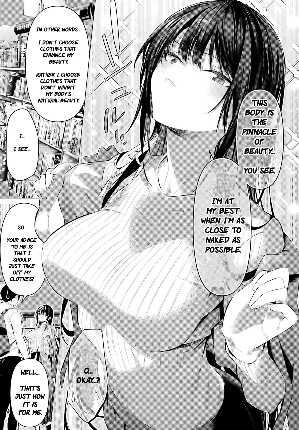 Haite Kudasai, Takamine San Chapter 46.1 page 4 - Chapter 46.1: Volume 8 extra chapter: The president's clothes