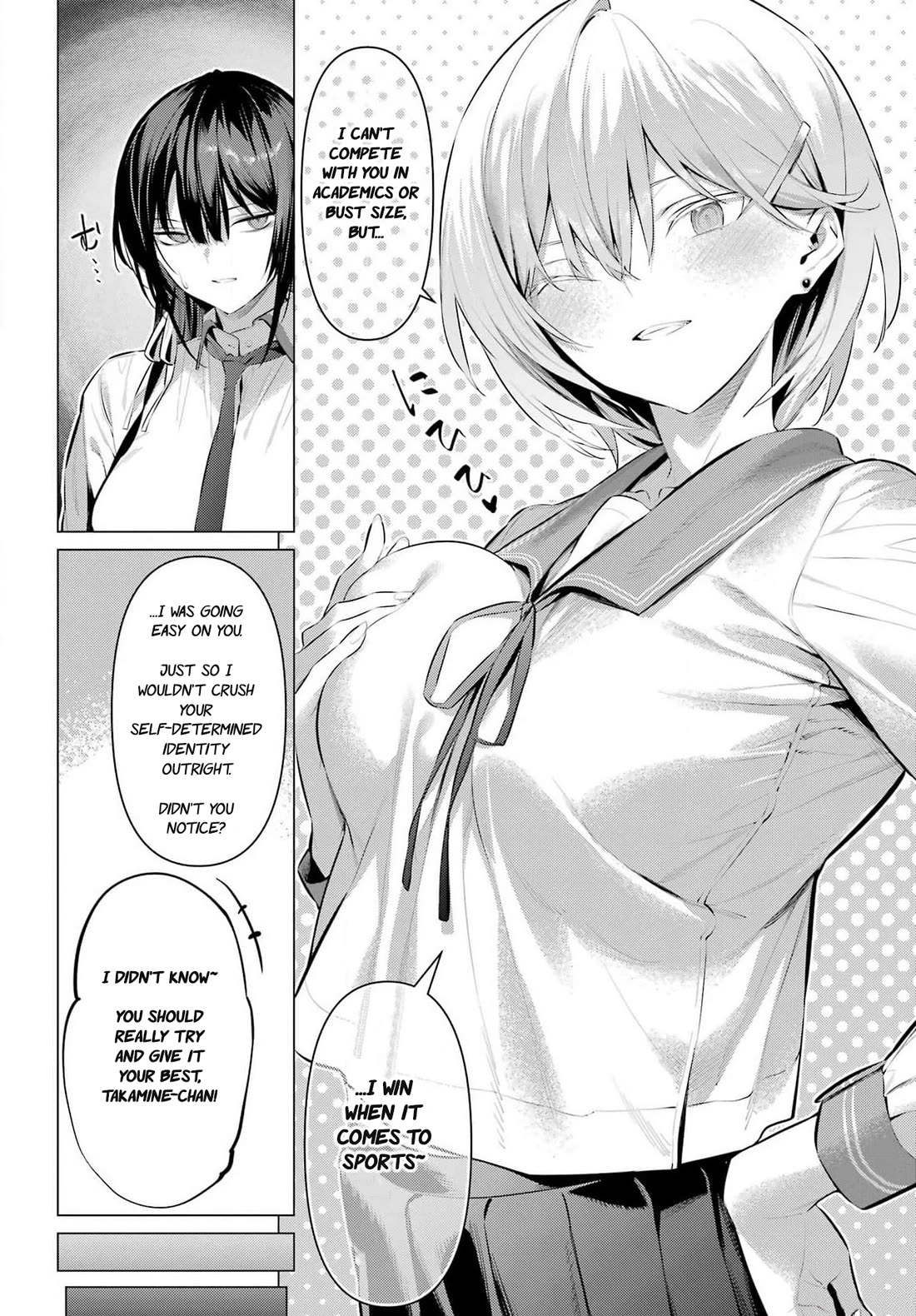 Haite Kudasai, Takamine San Chapter 53 page 9 - Chapter 53: I want you to listen to my friend's story