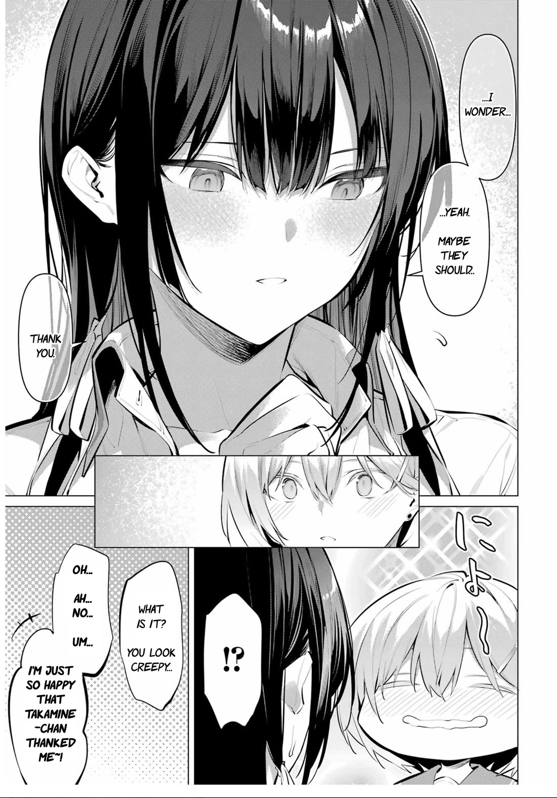Haite Kudasai, Takamine San Chapter 54 page 20 - Chapter 54: Let me ask you for advice