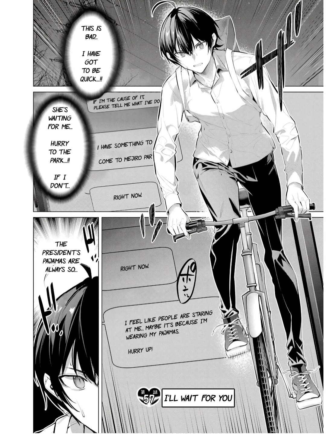 Haite Kudasai, Takamine San Chapter 57 page 1 - Chapter 57: I'll wait for you