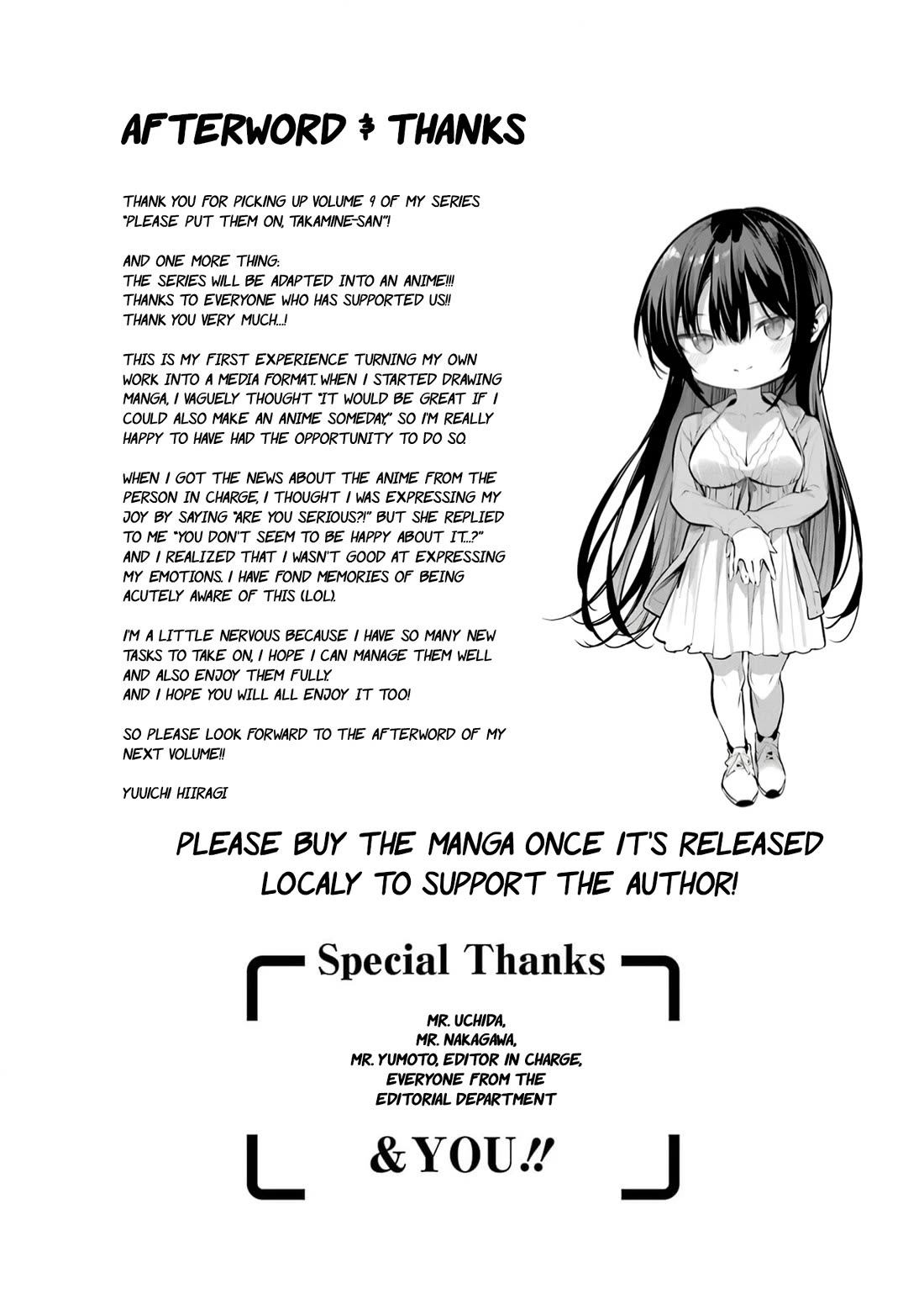 Haite Kudasai, Takamine San Chapter 57 page 23 - Chapter 57: I'll wait for you