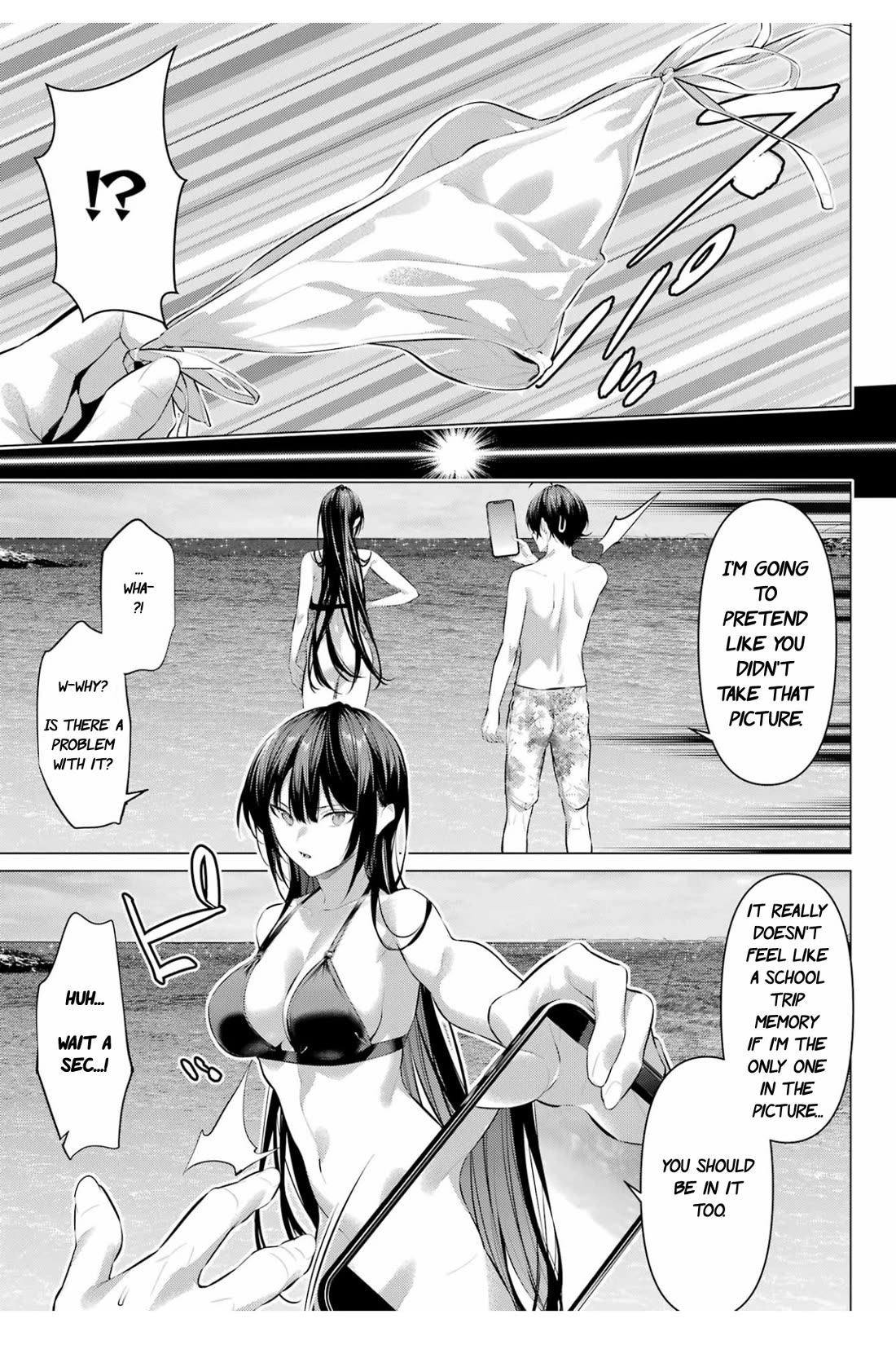Haite Kudasai, Takamine San Chapter 62 page 16 - Chapter 62: Swept away