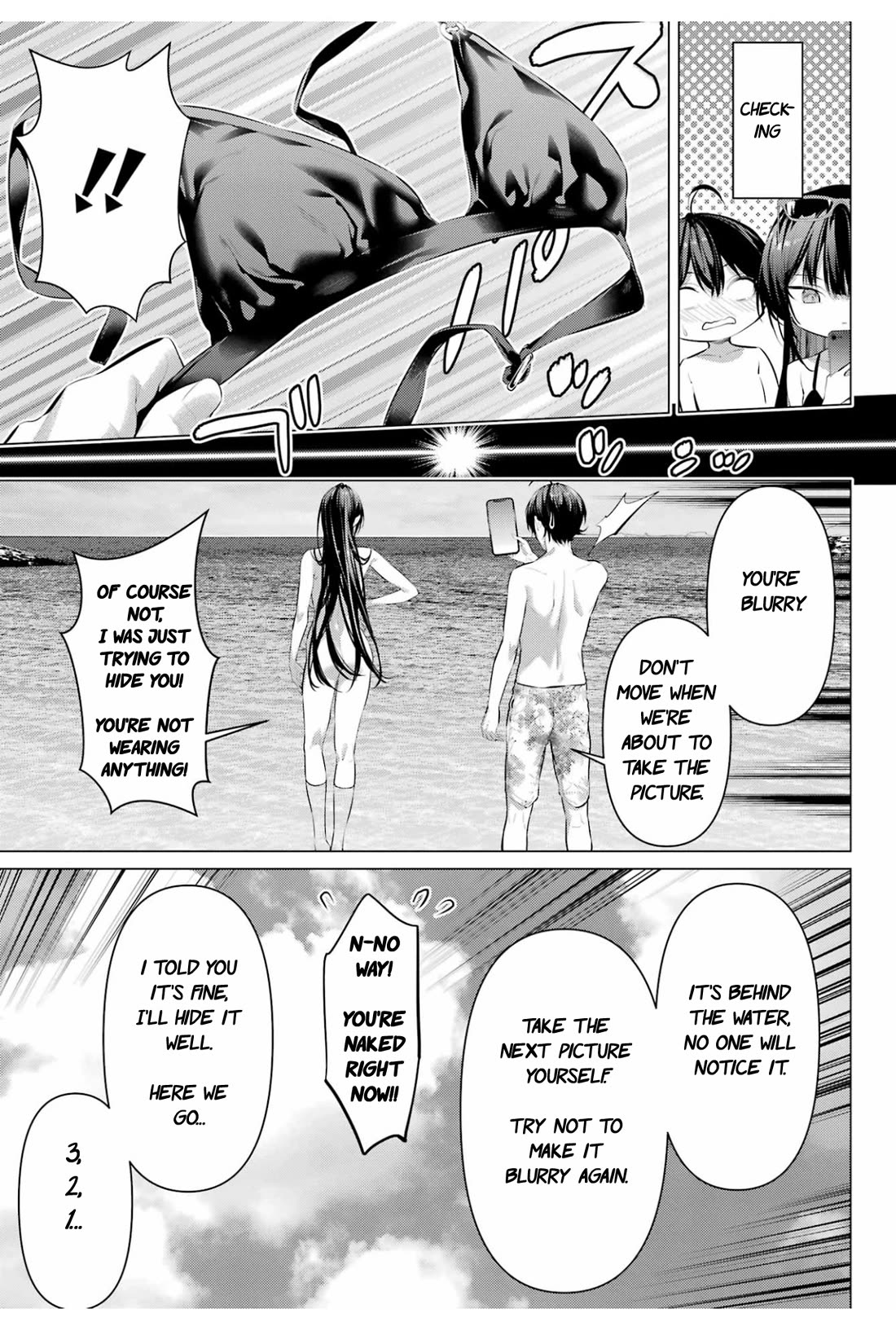 Haite Kudasai, Takamine San Chapter 62 page 18 - Chapter 62: Swept away