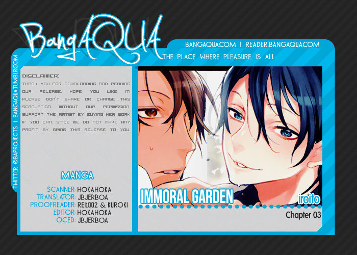 Haitoku no Niwa Chapter 3 page 1 - Chapter 3