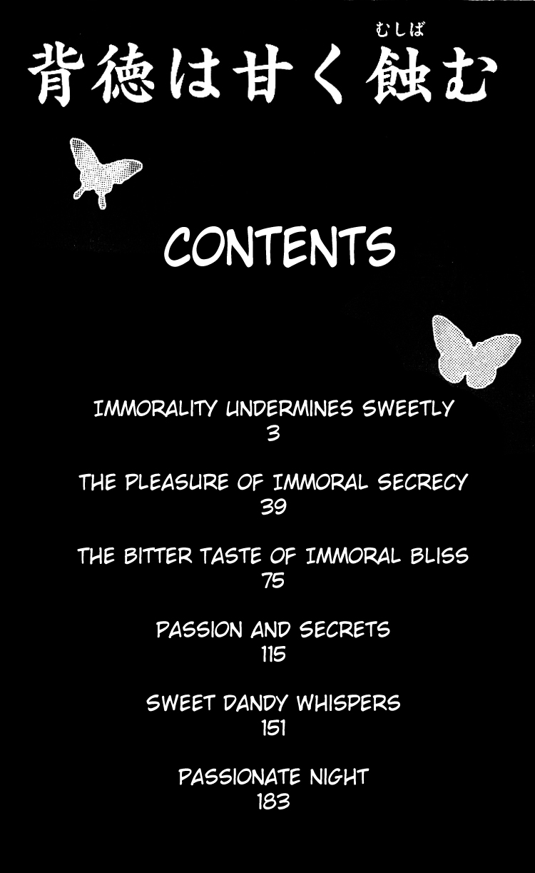 Haitoku wa Amaku Mushibamu Chapter 1 page 4 - Chapter 1 : Immorality undermines sweetly