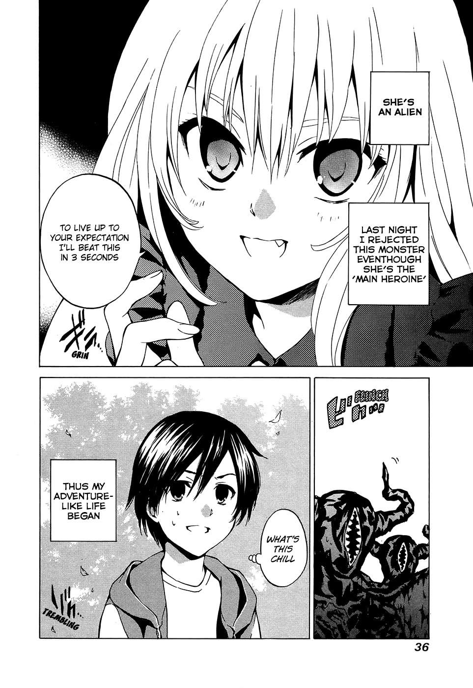 Haiyore! Nyaruko-san Chapter 1 page 39 - Chapter 1: Nyaruko is Coming