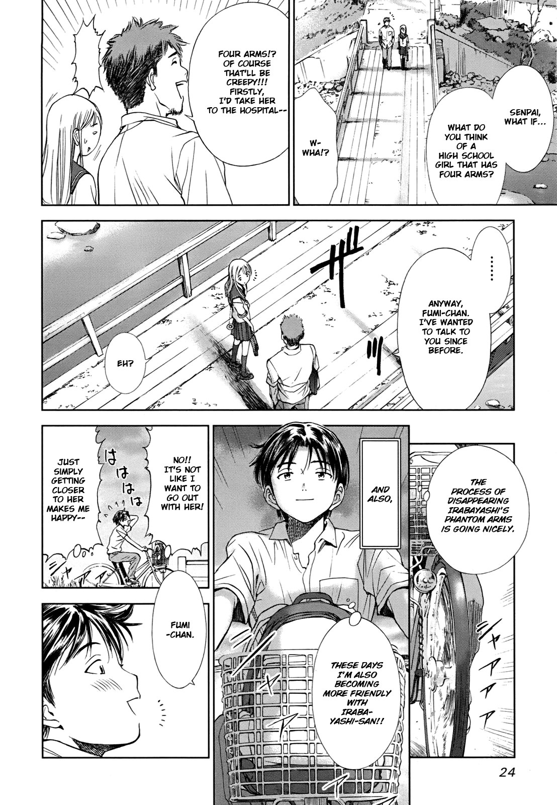 Hajimari no Hako Chapter 1 page 26 - Chapter 1: Irabayashi-san no Phantom Arm