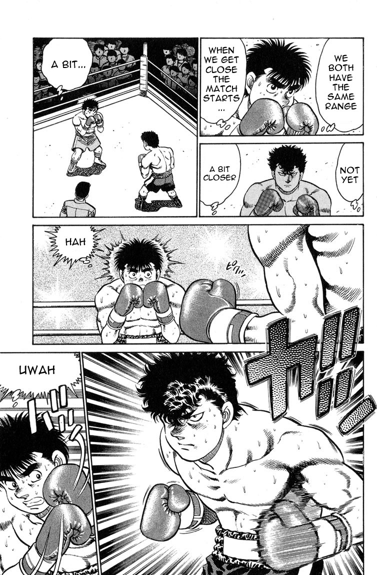 Hajime no Ippo Chapter 100.2 page 14 - Chapter 100 v2 : The Revived Right Fist