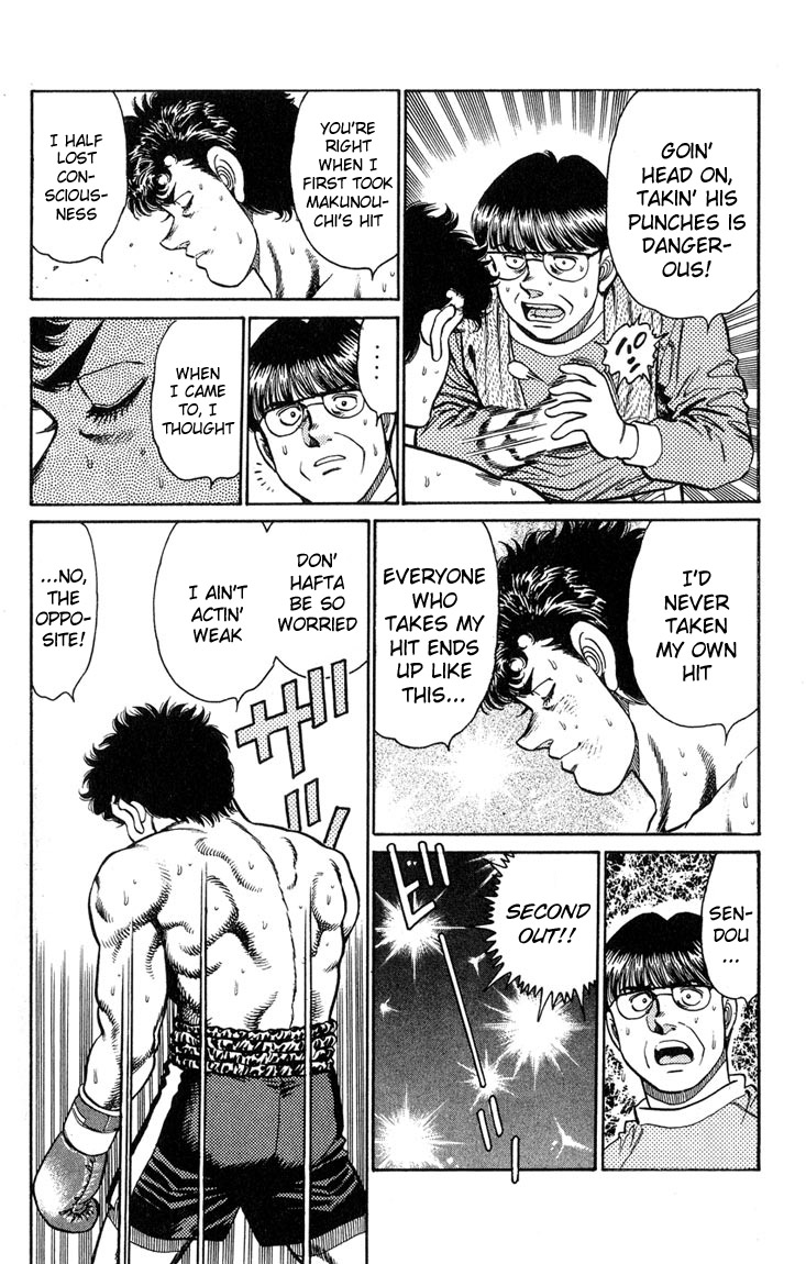 Hajime no Ippo Chapter 100.2 page 9 - Chapter 100 v2 : The Revived Right Fist