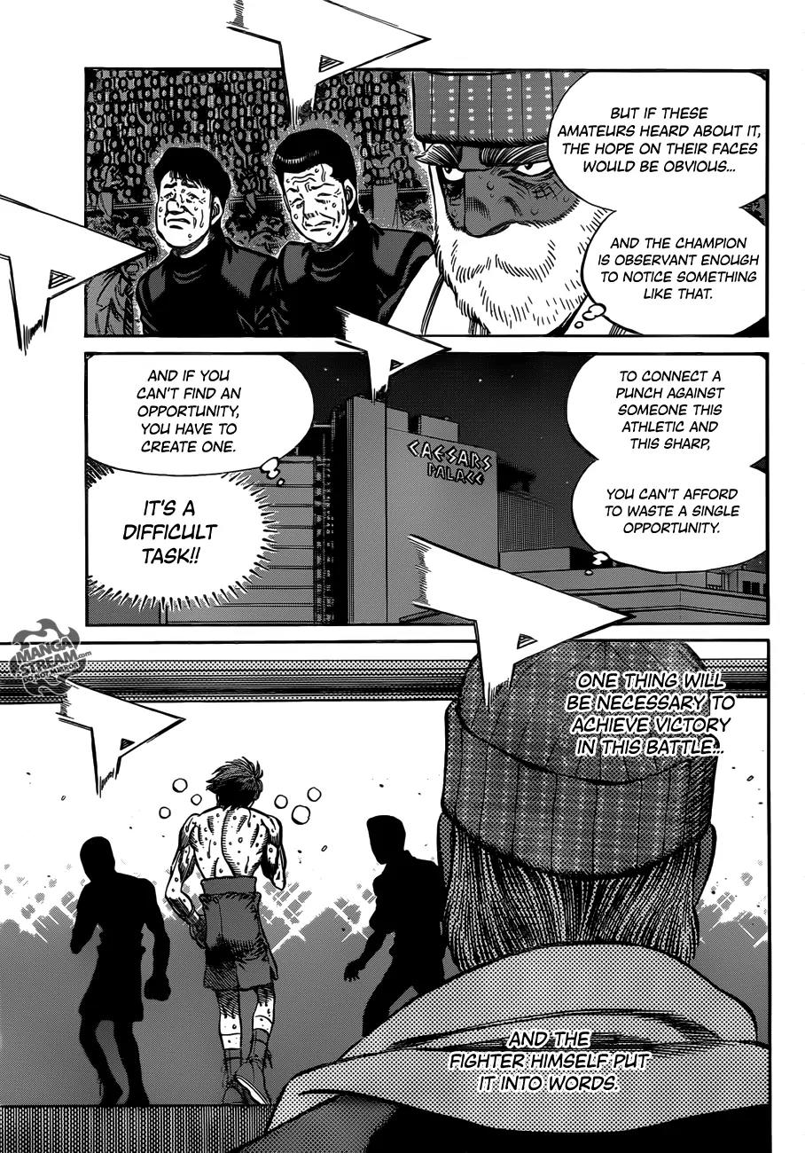 Hajime no Ippo Chapter 1001 page 4 - Chapter 1001 : Wolf's Charge