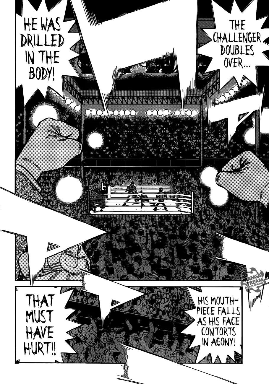 Hajime no Ippo Chapter 1002 page 12 - Chapter 1002 : Unbroken Fang