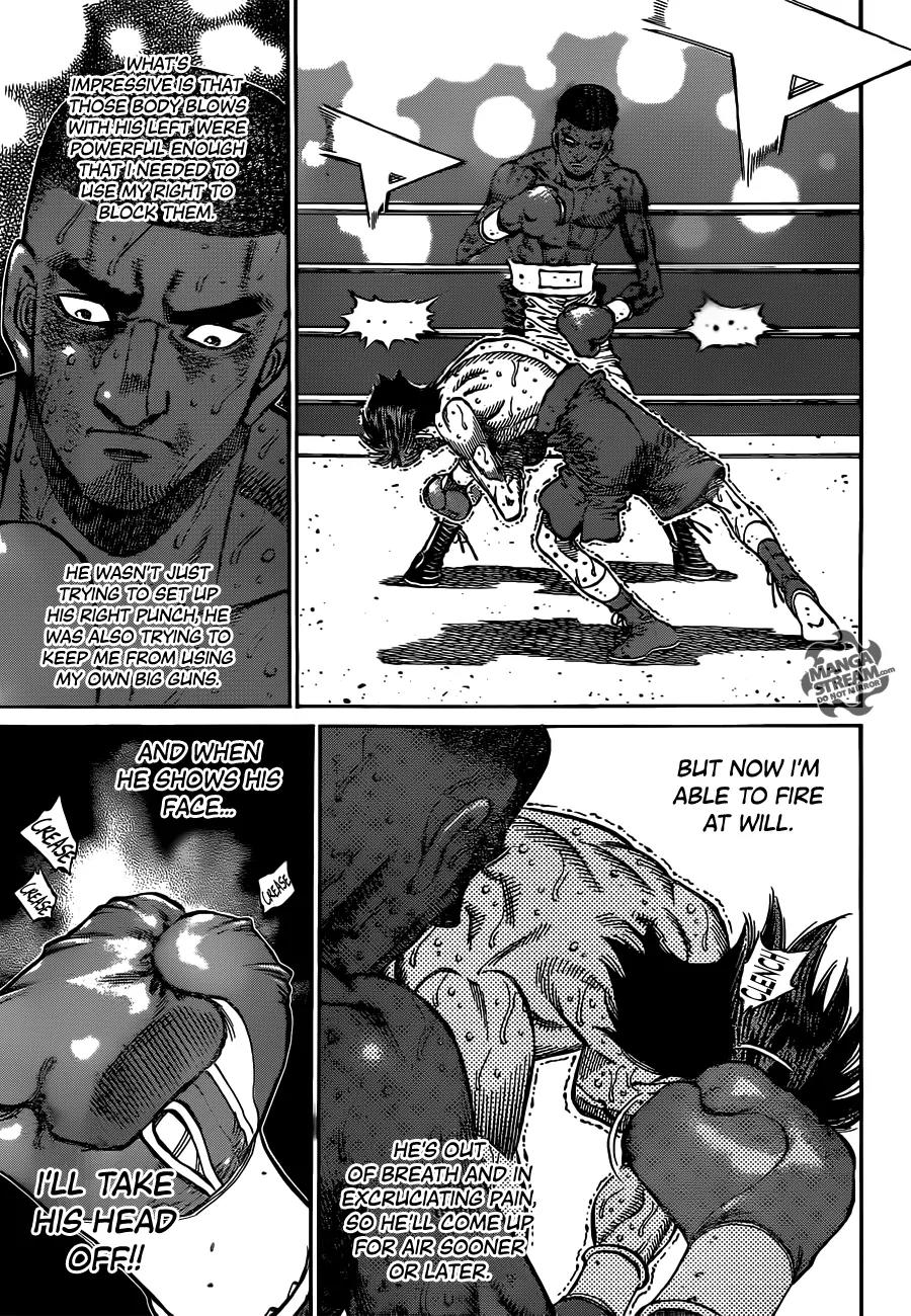 Hajime no Ippo Chapter 1002 page 13 - Chapter 1002 : Unbroken Fang