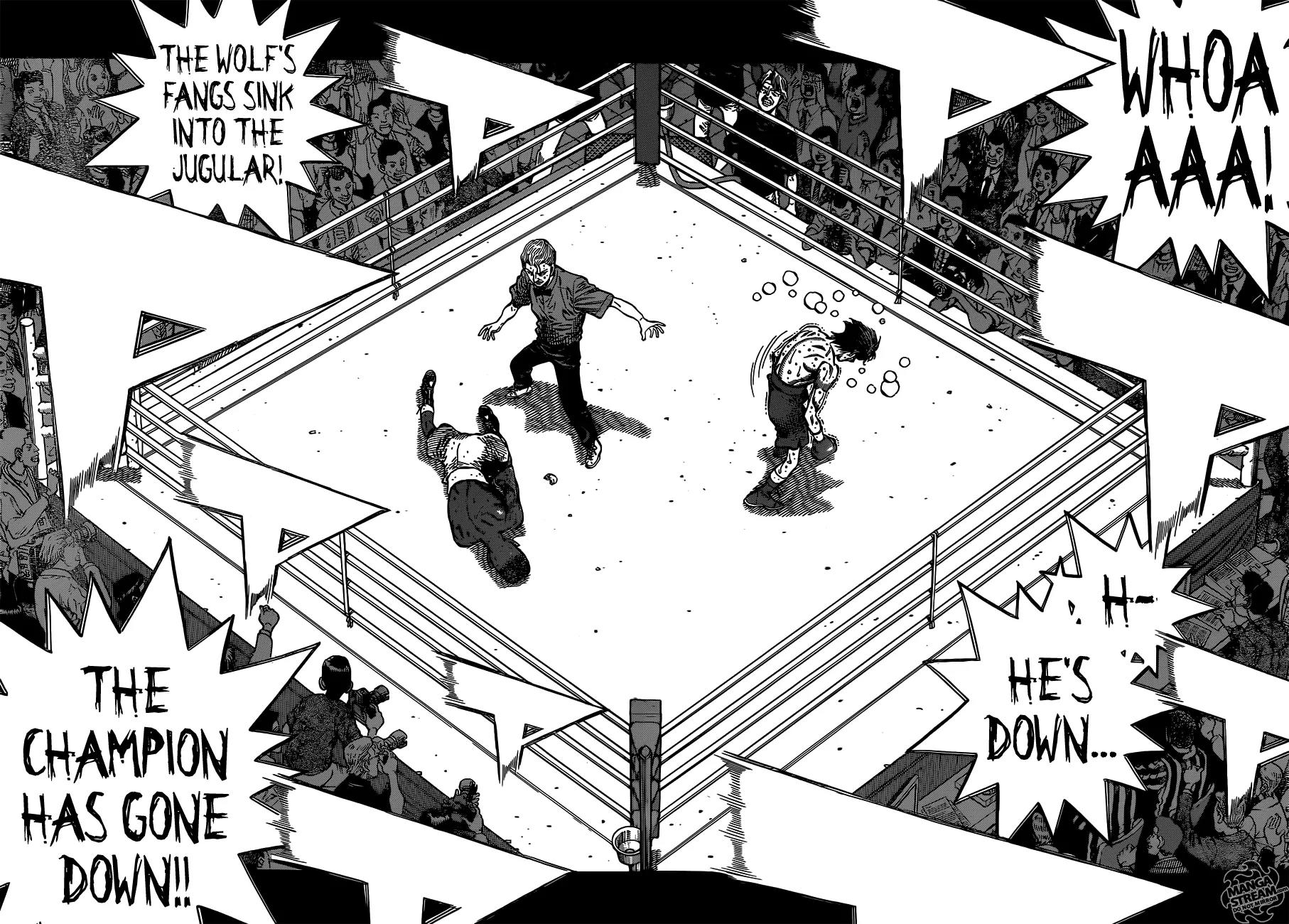 Hajime no Ippo Chapter 1004 page 3 - Chapter 1004 : Fate of the Wolf