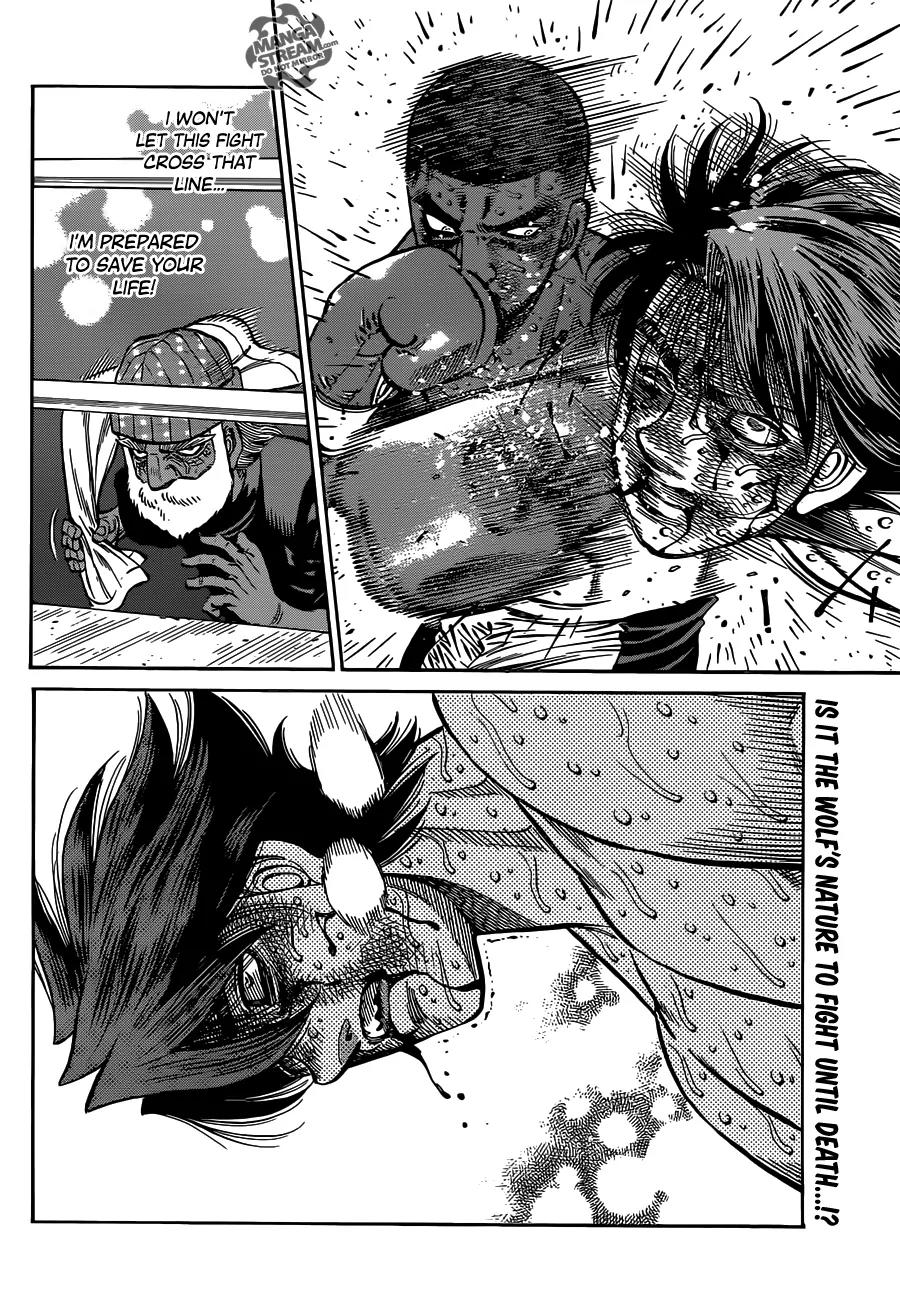 Hajime no Ippo Chapter 1006 page 14 - Chapter 1006 : The Wolf's Last Battle