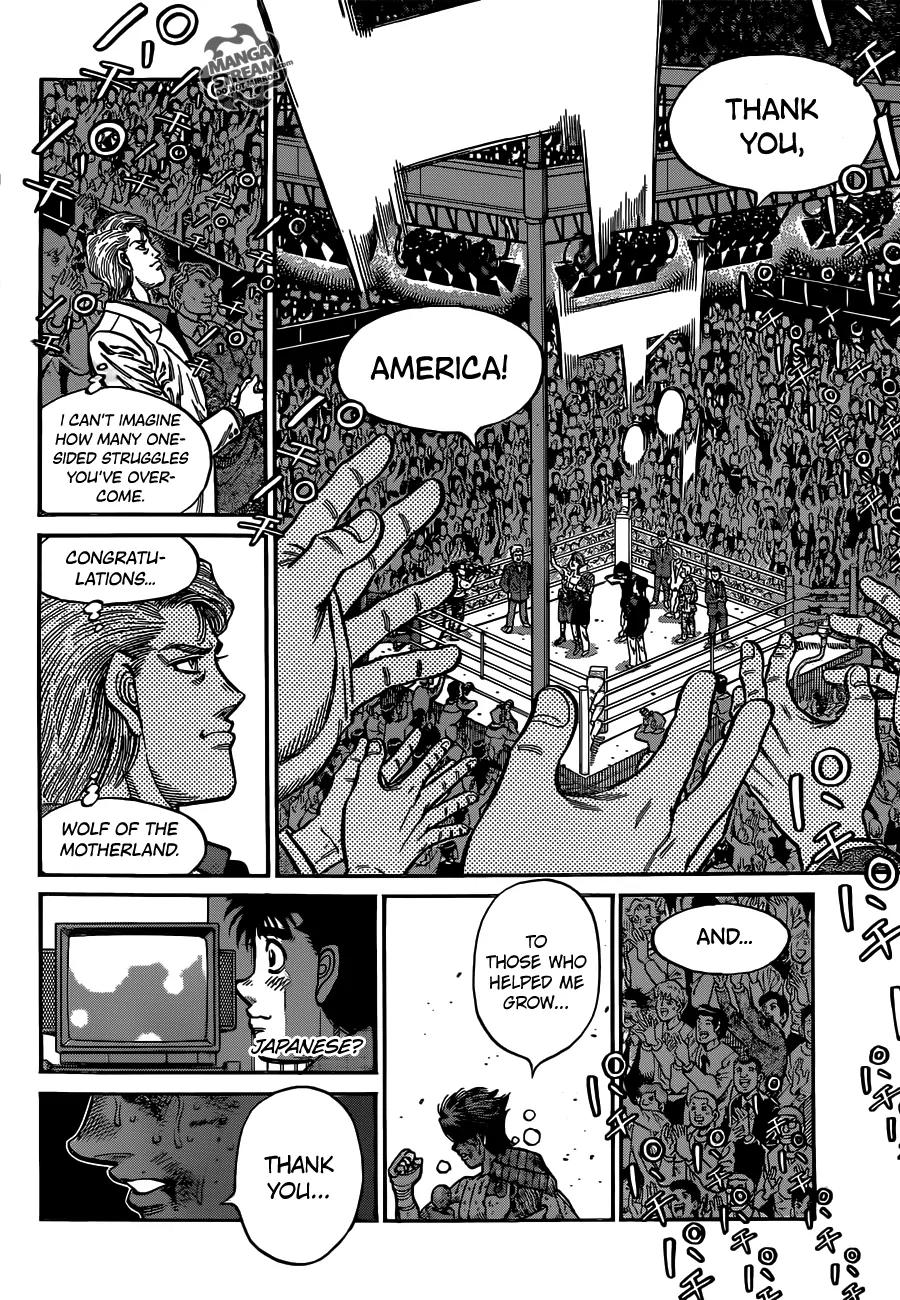 Hajime no Ippo Chapter 1007 page 17 - Chapter 1007 : The White Fang's Destination