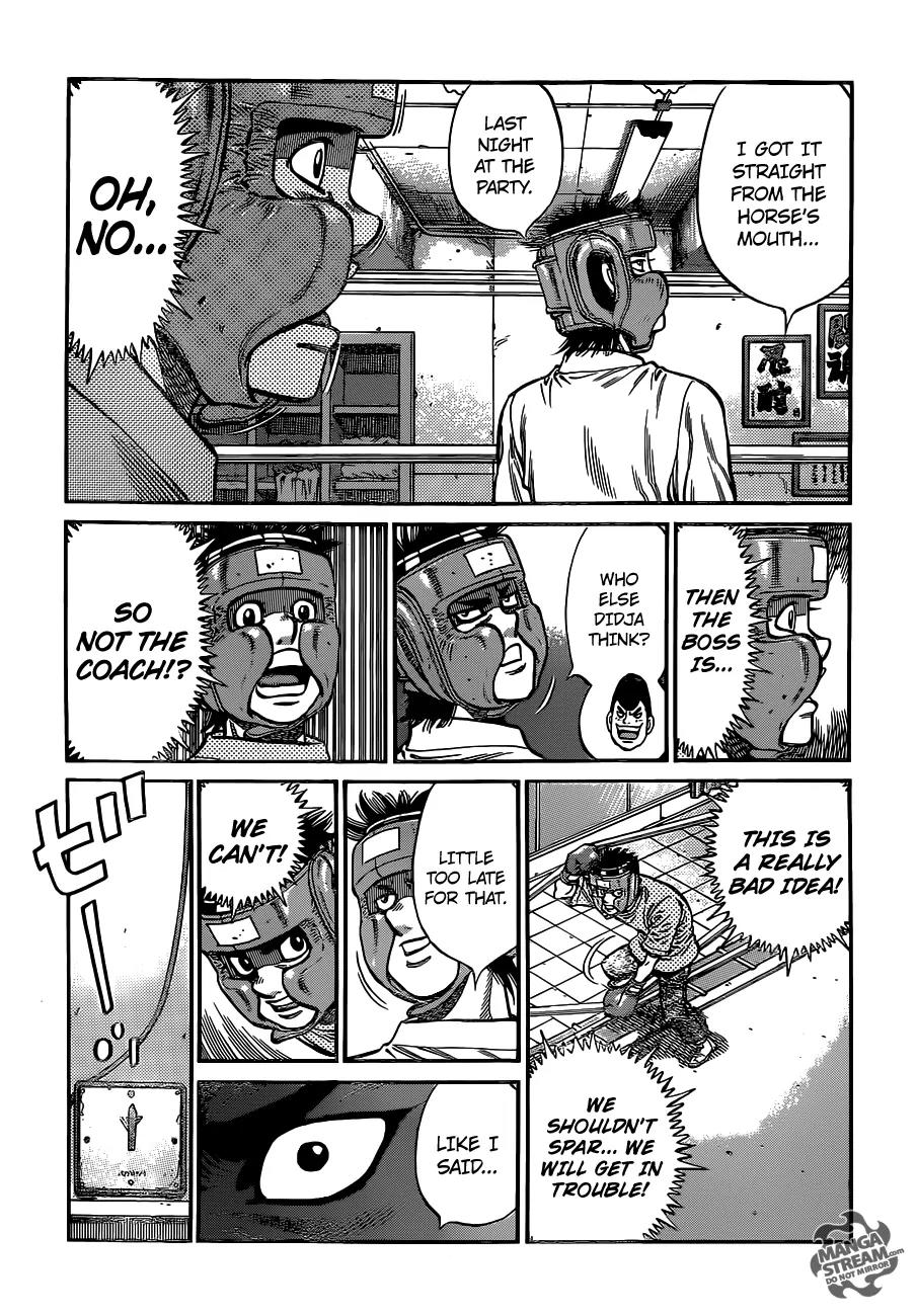 Hajime no Ippo Chapter 1008 page 11 - Chapter 1008 : Heated Comrades