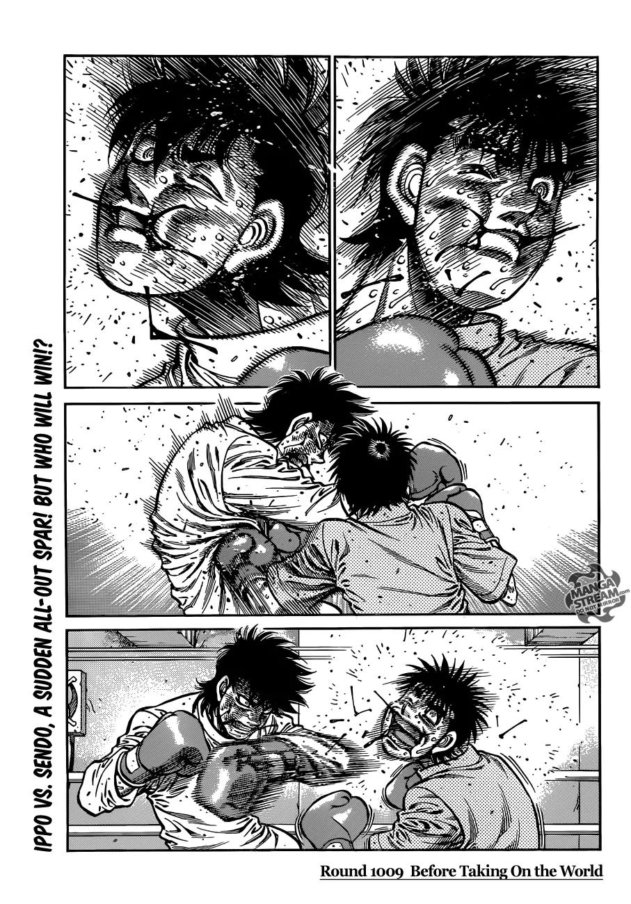 Hajime no Ippo Chapter 1009 page 1 - Chapter 1009 : Before Taking On the World